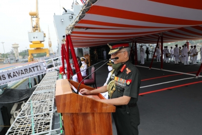 भारतीय नौसेना के बेड़े में शामिल हुआ स्वदेशी आईएनएस कवरत्ती