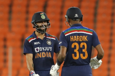 अहमदाबाद टी20 : भारत ने इंग्लैंड को दिया 157 रनों का लक्ष्य