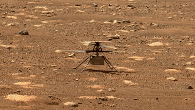 नासा के इनजेनिटी हेलिकॉप्टर ने मंगल पर 8वीं उड़ान पूरी की