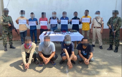 एनएससीएन गुट के 11 कार्यकर्ता नागालैंड में गिरफ्तार