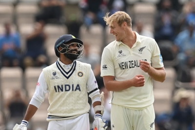 डब्ल्यूटीसी फाइनल : जैमिसन ने झटके 5 विकेट, भारत की पहली पारी 217 रन पर सिमटी (लीड-1)